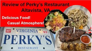 Perkys Restaurant Review Altavista Virginia [upl. by Austine]