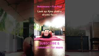 How to do fish poseface neckampthyroid matsyasana yoga yogateacher kerala yogaretreat [upl. by Magnusson341]