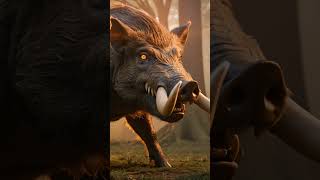 The Ferocious and Monstrous Erymanthian Boar  Fourth Labour of Hercules Full Video on my Channel [upl. by Atims]