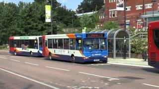 BASINGSTOKE BUSES JULY 2013 [upl. by Peterec445]