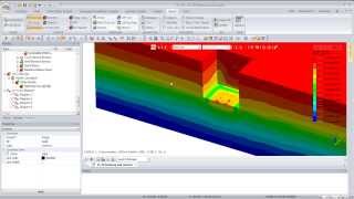 GTS NX Complete Tutorial 3D retaining wall analysis [upl. by Divadleahcim]