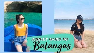 VLOG  10 I WENT TO BATANGAS  ASHLEY SANDRINE [upl. by Eelymmij]