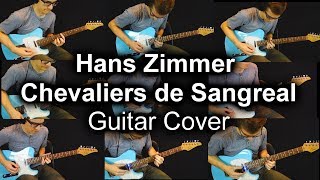 Hans Zimmer  Chevaliers de Sangreal The Da Vinci Code Cover Using Electric Guitars Only [upl. by Lennaj488]