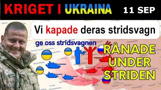 11 Sep OTROLIGT Ukrainarna JAGAR RYSSARNA MED EN STULEN RYSK STRIDSVAGN  Kriget i Ukraina [upl. by Eniger]