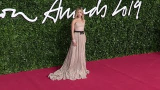 Arizona Muse Lady Amelia Windsor and more on the red carpet for the British Fashion Awards [upl. by Lainey378]