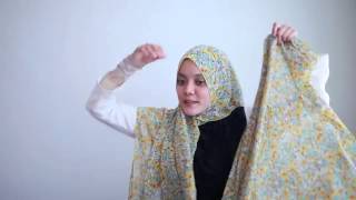 Ayesha Syahira Alhijabsisters hijab tutorial 1 [upl. by Nnylannej]