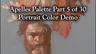 Portrait demo using Apelles palette skin colors  part 5 of 30 [upl. by Nnyrat]