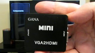 Convierte VGA a HDMI ¿VGA2HDMI en CUALQUIER Ordenador [upl. by Ori]