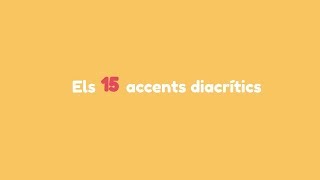 Els 15 accents diacrítics [upl. by Calva]