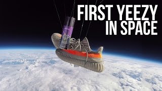 Unbelievable  Adidas Yeezy Boost 350 v2 in space Go pro Footage [upl. by Cire345]