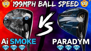 LOW SPIN amp FORGIVING Ai Smoke Triple Diamond vs Paradym Triple DiamondIs the Ai Better [upl. by Razaile]