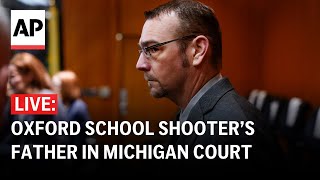 LIVE Oxford High School shooter’s father James Crumbley guilty of manslaughter in Michigan [upl. by Suillenroc]