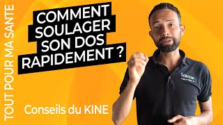 Comment soulager un lumbago rapidement  10 conseils Kiné [upl. by Leveridge141]