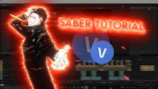 How To Use Saber Outline For Edits  Vegas Pro [upl. by Cartwell]