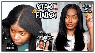 Watch Me Customize A 7x5quot Closure Wig  Start to Finish  EBIN Lace Melt Mousse  Fairyycemeber [upl. by Rannug]