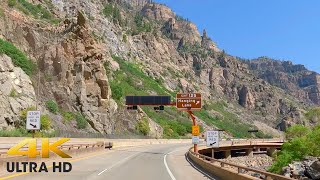 Colorado Rocky Mountain Scenic Drive Glenwood Springs to Denver I70 Colorado 4K 60FPS [upl. by Ssidnak]