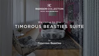 Discover the Timorous Beasties Suite at the Radisson Collection Hotel Royal Mile Edinburgh [upl. by Dail928]