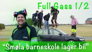 FULL GASS Elever fra Smøla barneskole lager bil med Kåre Svæsaspær [upl. by Necyrb817]