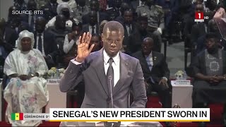 Senegal’s Bassirou Diomaye Faye Sworn In as New President [upl. by Kern]