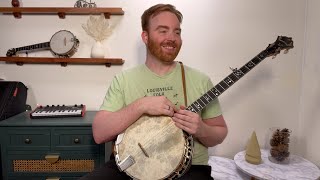 quotYoull Never Leave Harlan Alivequot  thumb lead twofinger banjo Patreon preview [upl. by Llerrah]