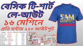 tshirt layout basic tshirt layout tshirt tshirt SAM GARMENTS Machine Layoutgarments [upl. by Sanjay]