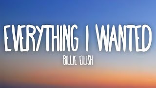 Billie Eilish  everything i wanted Lyrics [upl. by Odradlig492]