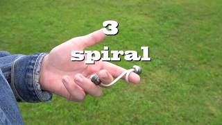 Begleri Tutorial 48  Three Spiral Tricks [upl. by Esserac601]