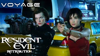 Resident Evil Retribution  Alice amp Ada Fight The Executioners  Voyage [upl. by Sholem]