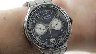 FP Journe Chronographe Rattrapante Platinum Linesport Watch Review [upl. by Airdnazxela]