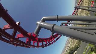 Six Flags Magic Mountain X2 Official POV [upl. by Orbadiah740]