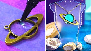 18 DIY Resin Jewelry Crafts [upl. by Atikan599]