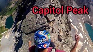 CAPITOL PEAK 14138 FT  COLORADOS HARDEST 14ER [upl. by Boeke]