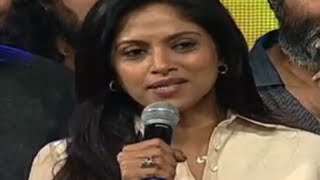 Mirchi Nadhiya Speech  Attarintiki Daredi Audio Launch HD  Pawan Kalyan Trivikram Srinivas DSP [upl. by Odnala]