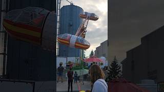 RollOPlane CRAZY Carnival Ride HAMMER summer fun festival [upl. by Pierpont529]