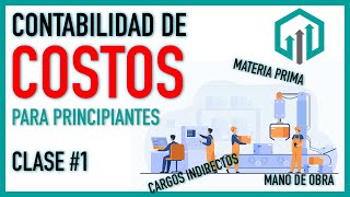 Contabilidad de costos CLASE 1  Curso gratis para principiantes  Definiciones y conceptos [upl. by Krenn376]