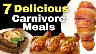 Carnivore Diet Meal Plan 7 Easy Meat Based Recipes [upl. by Arlan]