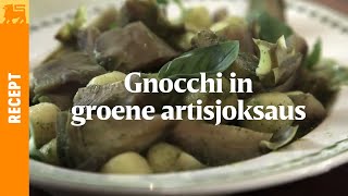 Gnocchi in groene artisjoksaus [upl. by Anitnahs544]