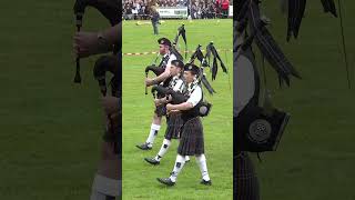 scotlandthebrave by NorCon pipeband marchingband during 2024 Pitlochry highlandgames shorts [upl. by Lednam]