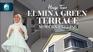 House Tour Elmina Green Terrace  Modern English Concept  1700 sqft [upl. by Lear]