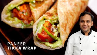 Paneer Tikka Wrap  Work From Home Recipes  Easy Paneer Rolls  CookingShooking [upl. by Nolyaj]