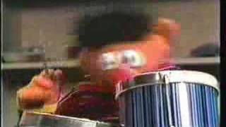 Classic Sesame Street  Ernie and Bert play the drums [upl. by Wiggins]