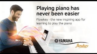 Learn to play piano or keyboard with Yamaha and flowkey [upl. by Eliades572]