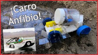 Carro Anfibio RC ¡Pasa sobre el Agua Casero [upl. by Ancier]