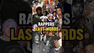 Four legendary rappers last word part 2 ❤😓shorts [upl. by Aihsenal]