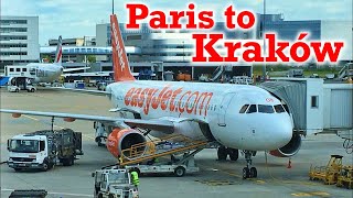 Full Flight EasyJet A320 Paris to Kraków CDGKRK [upl. by Relyhcs664]