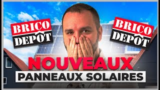 Test  Nouveau Panneau solaire BRICO DEPOT  Mieux que les panneaux SUNOLOGY et LIDL [upl. by Sesylu]