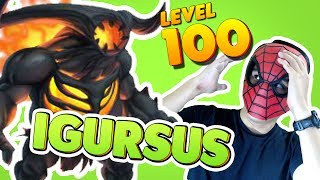 Monster Legends Igursus level 1 to 100  Combat PVP [upl. by Otrebilif]