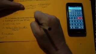 Gas Density Molar Mass Calculation mmdRTP [upl. by Herson27]