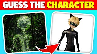 Guess the Movie Character  Squint your eyes  Miraculous Ladybug  Cat Noir Plagg Hawk Moth [upl. by Tnek]