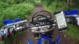 Dirt bike riding in Kent greenlaning Riding a short 30km trail riding loop [upl. by Xylina197]